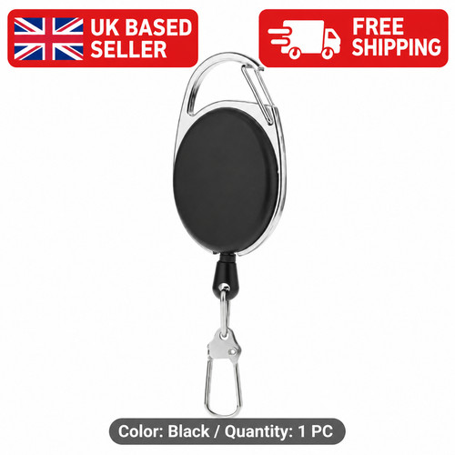 Retractable key chain card - chain, id