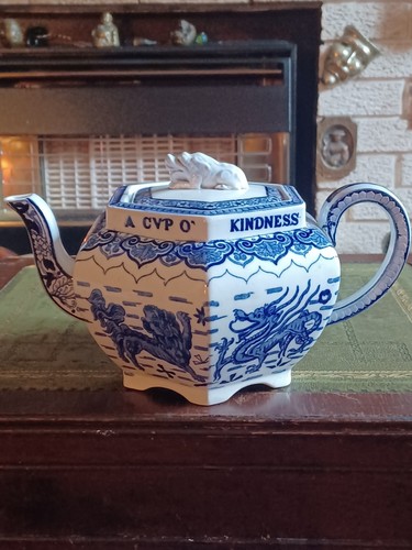 Antique copeland spode blue - spode,