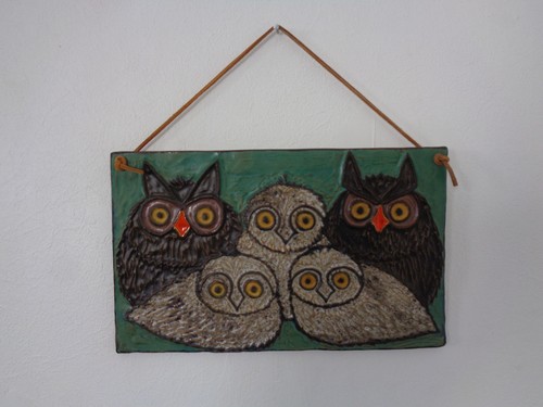 Mcm 1960s ceramic wall art - mcm,