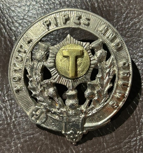 Pipe band cap badge - cap,