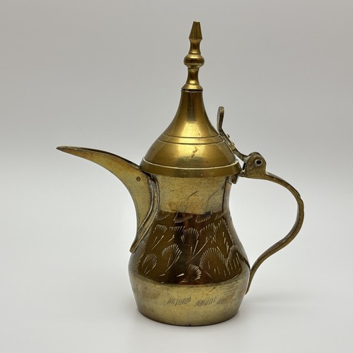 Vintage brass dallah arabic - brass,
