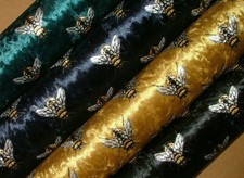 Luxurious Bees Plush Velvet