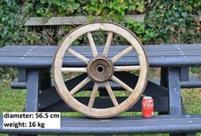 Vintage old wooden cart wagon