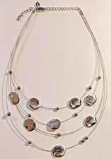 ?M&S COLLECTION  Silver Plated Four-Layered  Necklace ? #A7