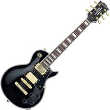 GrassRoots G-LPC-MINI BK Electric Guitar with Built-in Speakers