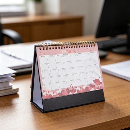 4pcs mini desktop calendar - mini,
