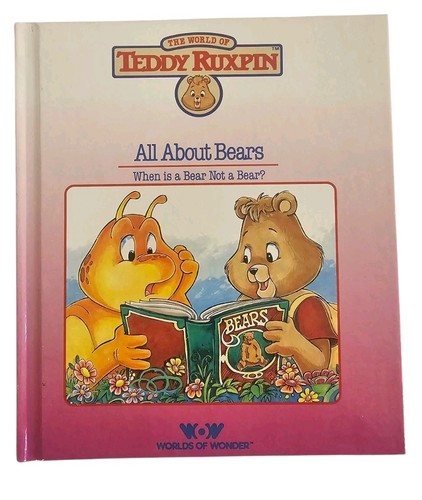 Vintage teddy ruxpin all - teddy,
