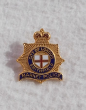 CITY OF LONDON POLICE SMITHFIELD MARKET POLICE ~ Enamel Pin / Badge