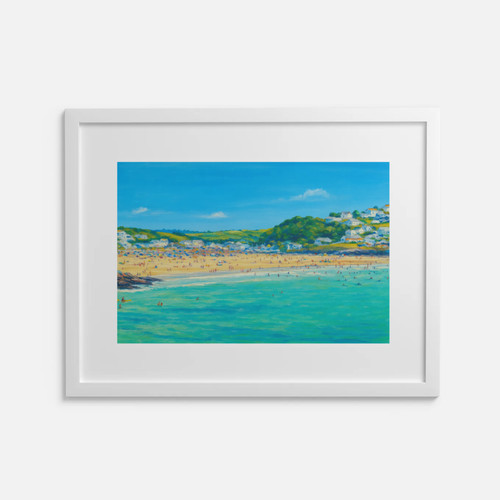 Polzeath view from the sea - from,