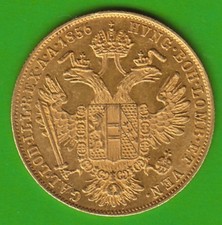 Gold Austria Ducat Coin 1856 A