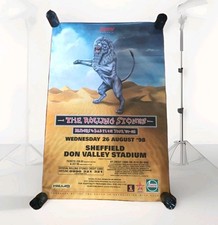 Large THE ROLLING STONES, BRIDGES TO BABYLON TOUR Twick ’97-‘98 Poster M79