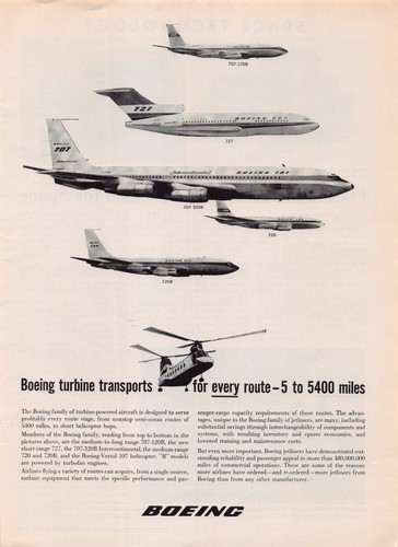 Boeing 707 727 - , vertol