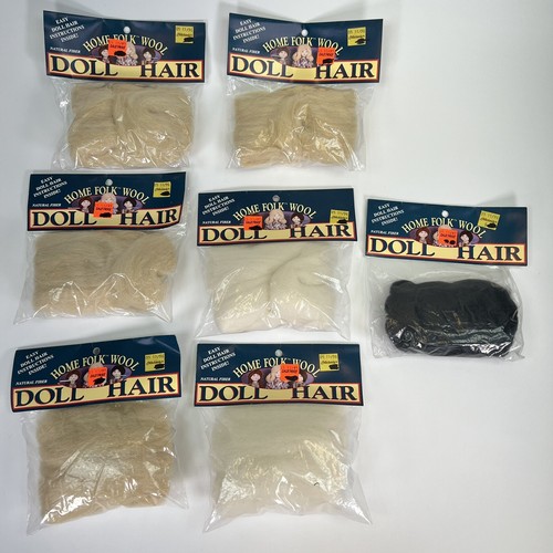 Wool doll hair home - home, folk