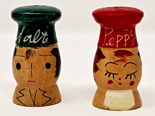 Salt & Peppy vintage Wooden