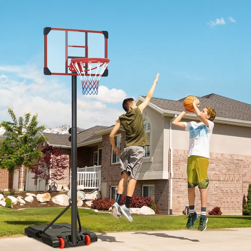 Adjustable basketball hoop - basketball, and