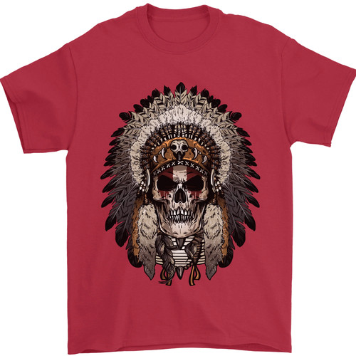 Native american indian skull - native,