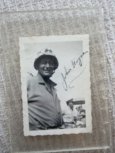 John wayne signed - john, 2