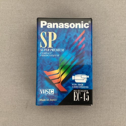 Panasonic ec45xpa vhs c - sp, nv-ec45xpa