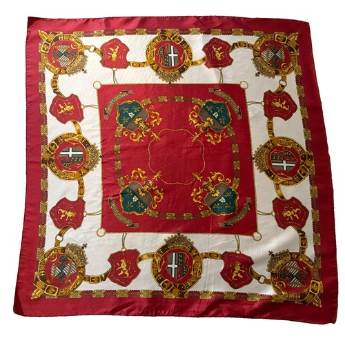 Vintage baroque print silk - vintage,