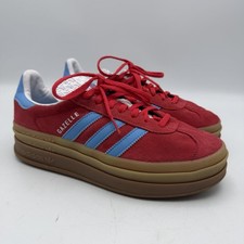 Adidas Trainers Womens Size UK 6 Gazelle Originals Bold Red Platform Shoes OG