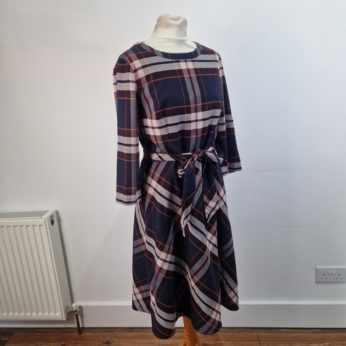 Laura ashley tartan fit flare - ashley,