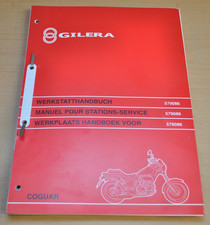 Gilera Coguar 125ccm Motor JD09E Elektrik Karosserie Vergaser Werkstatthandbuch