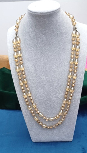 Vintage necklace glass beads - vintage,