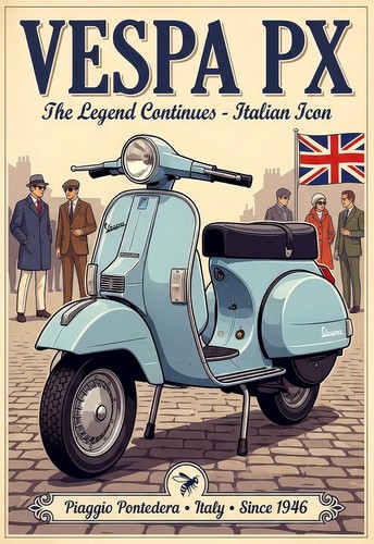 British scooter culture - , ad
