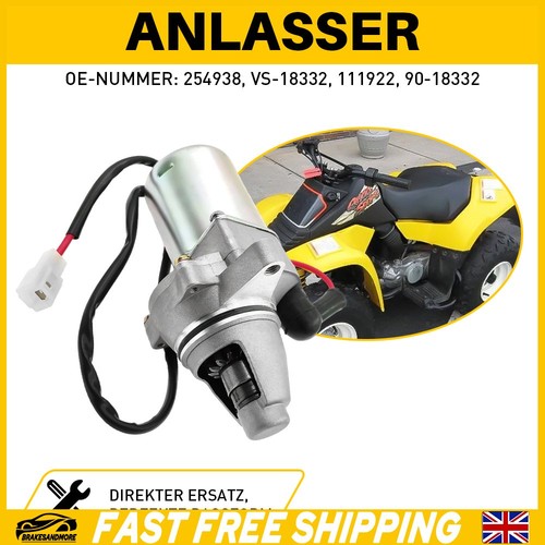 Starter 12v for suzuki - starter, atv