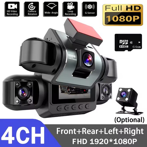 1080p channel dash - 4-channel, cam