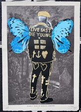 Pure Evil Pearly King Signed Hand Finished Screen Print AP Artist’s Print £300