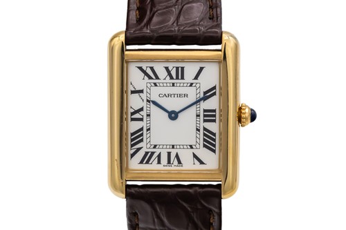 Cartier tank solo - cartier, brown