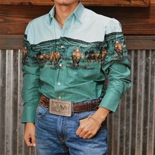 Men's Western Cowboy Shirt