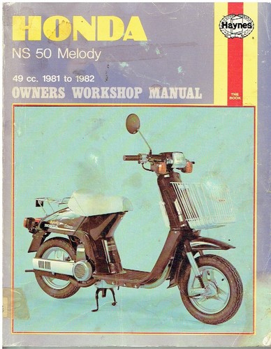 Honda ns50 melody 1981 - honda,