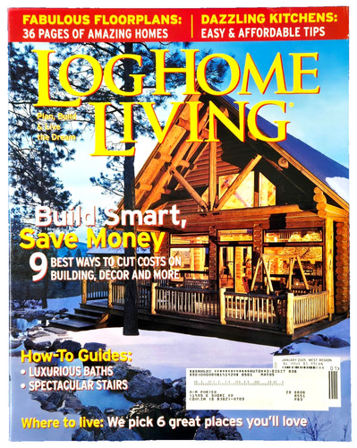 Log home living - log,