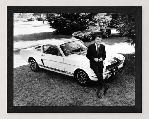 Framed carroll shelby - framed, gt-350