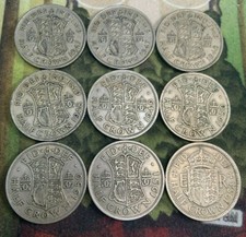 HALF CROWN GB UK GEORGE VI &