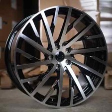 20"new r8 black polish alloy