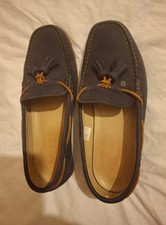 Dubarry Navy Driving Shoe Size 5 good condition