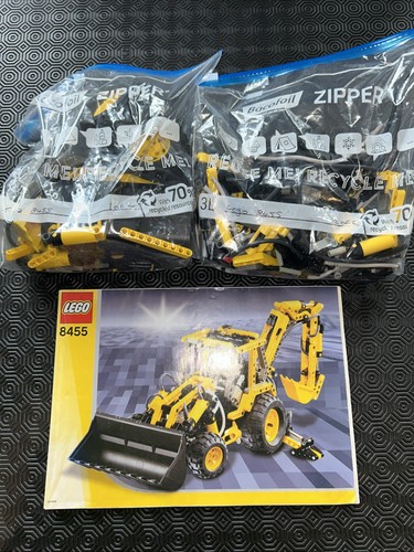 Lego technic 8455 back hoe - technic,