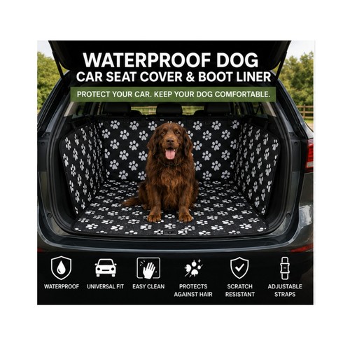 Dog car boot seat cover - car,