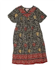 VINTAGE Womens Tent Dress UK 16 Large Multicoloured Floral DW62