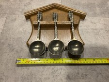 Pewter Spoons With Wooden