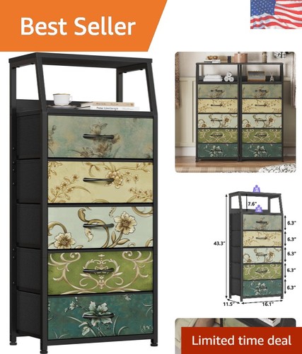 Artistic drawer tall - artistic, 5-drawer