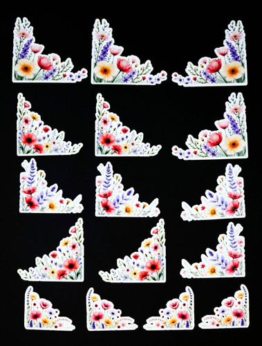 Beautiful die cut card toppers - die,