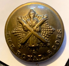 1st Royal Regiment of Foot  Royal Scots Victorian Button 25 mm