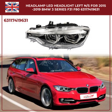 Left Headlamp LED Headlight For 2015 - 2019 BMW 3 Series F30 F31 N/S 63117419631