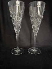 2 x Gleneagles ‘Aria’ ?  24% Lead Crystal 9 1/2” Wine Glasses New with labels
