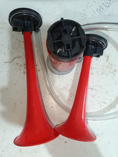 Twin bugle air - horn, with