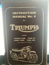 Triumph Motorcycle Instruction